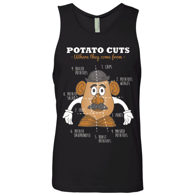 T-Shirts Black / Small A Potato Anatomy Men's Premium Tank Top