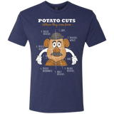 T-Shirts Vintage Navy / Small A Potato Anatomy Men's Triblend T-Shirt