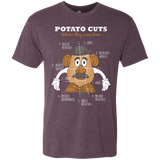 T-Shirts Vintage Purple / Small A Potato Anatomy Men's Triblend T-Shirt