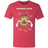 T-Shirts Vintage Red / Small A Potato Anatomy Men's Triblend T-Shirt