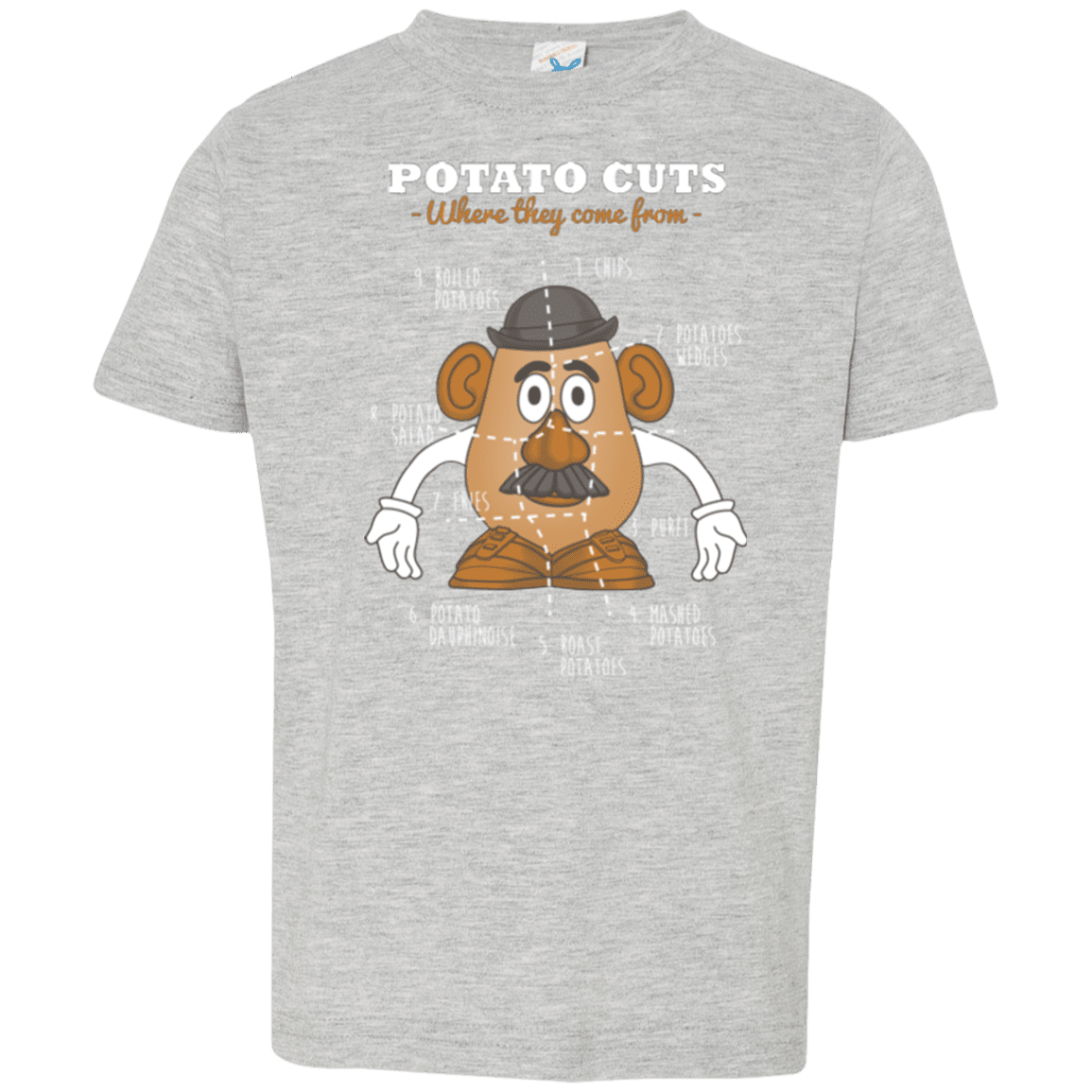 T-Shirts Heather / 2T A Potato Anatomy Toddler Premium T-Shirt