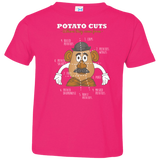 T-Shirts Hot Pink / 2T A Potato Anatomy Toddler Premium T-Shirt