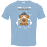 T-Shirts Light Blue / 2T A Potato Anatomy Toddler Premium T-Shirt