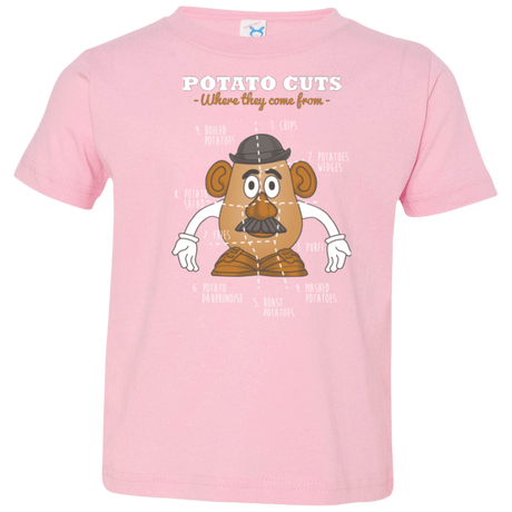 T-Shirts Pink / 2T A Potato Anatomy Toddler Premium T-Shirt