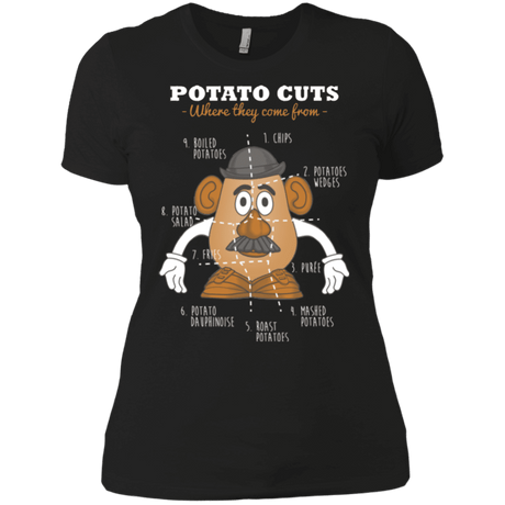 T-Shirts Black / X-Small A Potato Anatomy Women's Premium T-Shirt