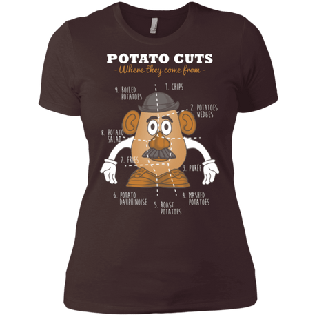 T-Shirts Dark Chocolate / X-Small A Potato Anatomy Women's Premium T-Shirt