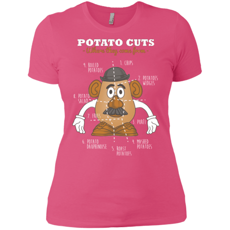 T-Shirts Hot Pink / X-Small A Potato Anatomy Women's Premium T-Shirt