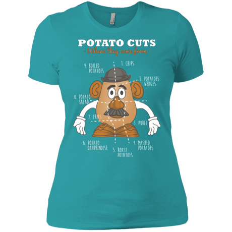T-Shirts Tahiti Blue / X-Small A Potato Anatomy Women's Premium T-Shirt