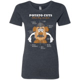 T-Shirts Vintage Navy / Small A Potato Anatomy Women's Triblend T-Shirt