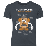 T-Shirts Vintage Navy / YXS A Potato Anatomy Youth Triblend T-Shirt