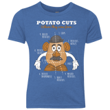 T-Shirts Vintage Royal / YXS A Potato Anatomy Youth Triblend T-Shirt