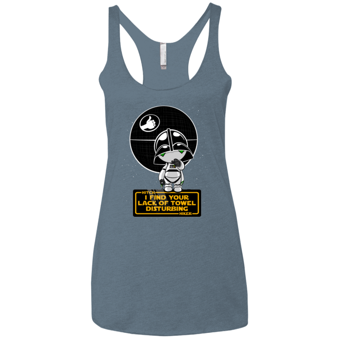 T-Shirts Indigo / X-Small A Powerful Ally Women's Triblend Racerback Tank