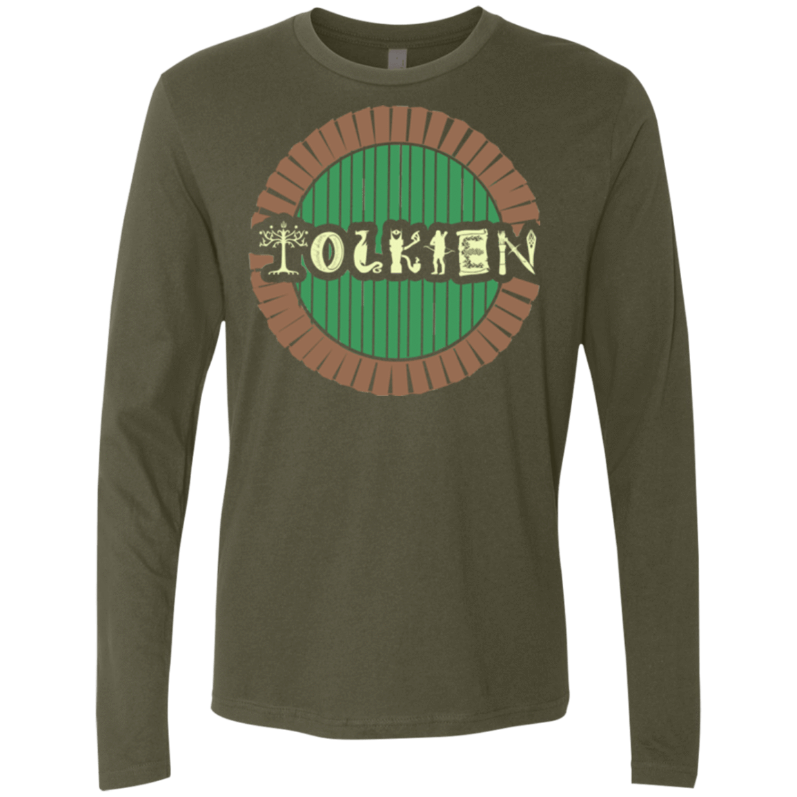 T-Shirts Military Green / Small A Single Dream Men's Premium Long Sleeve