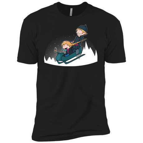 T-Shirts Black / YXS A Snowy Ride Boys Premium T-Shirt