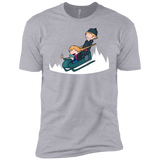 T-Shirts Heather Grey / YXS A Snowy Ride Boys Premium T-Shirt