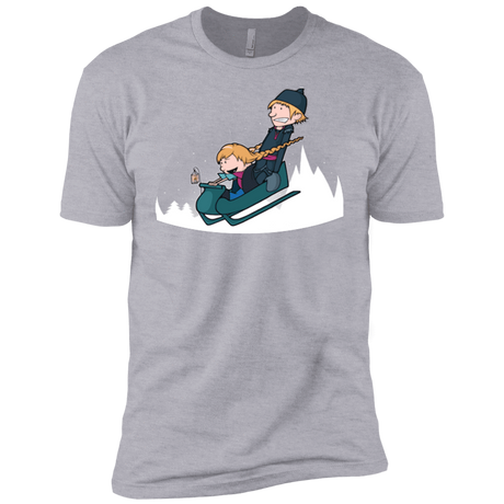 T-Shirts Heather Grey / YXS A Snowy Ride Boys Premium T-Shirt