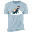 T-Shirts Light Blue / YXS A Snowy Ride Boys Premium T-Shirt