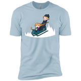 T-Shirts Light Blue / YXS A Snowy Ride Boys Premium T-Shirt