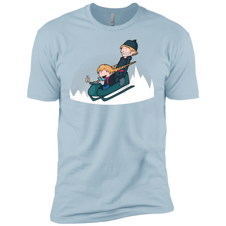 T-Shirts Light Blue / YXS A Snowy Ride Boys Premium T-Shirt