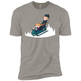 T-Shirts Light Grey / YXS A Snowy Ride Boys Premium T-Shirt