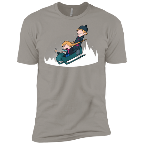 T-Shirts Light Grey / YXS A Snowy Ride Boys Premium T-Shirt