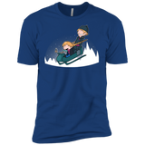 T-Shirts Royal / YXS A Snowy Ride Boys Premium T-Shirt