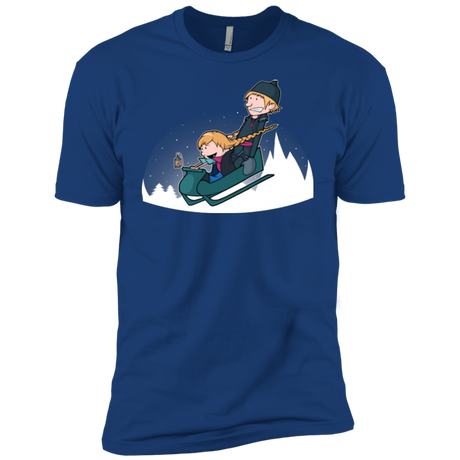 T-Shirts Royal / YXS A Snowy Ride Boys Premium T-Shirt