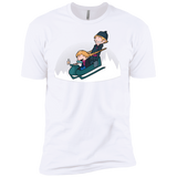 T-Shirts White / YXS A Snowy Ride Boys Premium T-Shirt