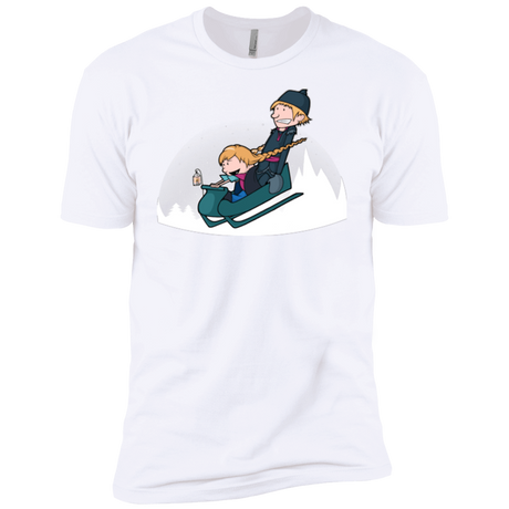 T-Shirts White / YXS A Snowy Ride Boys Premium T-Shirt