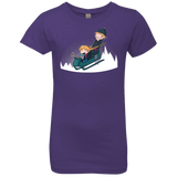 T-Shirts Purple Rush / YXS A Snowy Ride Girls Premium T-Shirt