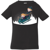 T-Shirts Black / 6 Months A Snowy Ride Infant Premium T-Shirt