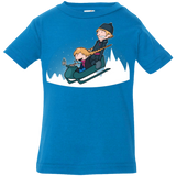 T-Shirts Cobalt / 6 Months A Snowy Ride Infant Premium T-Shirt