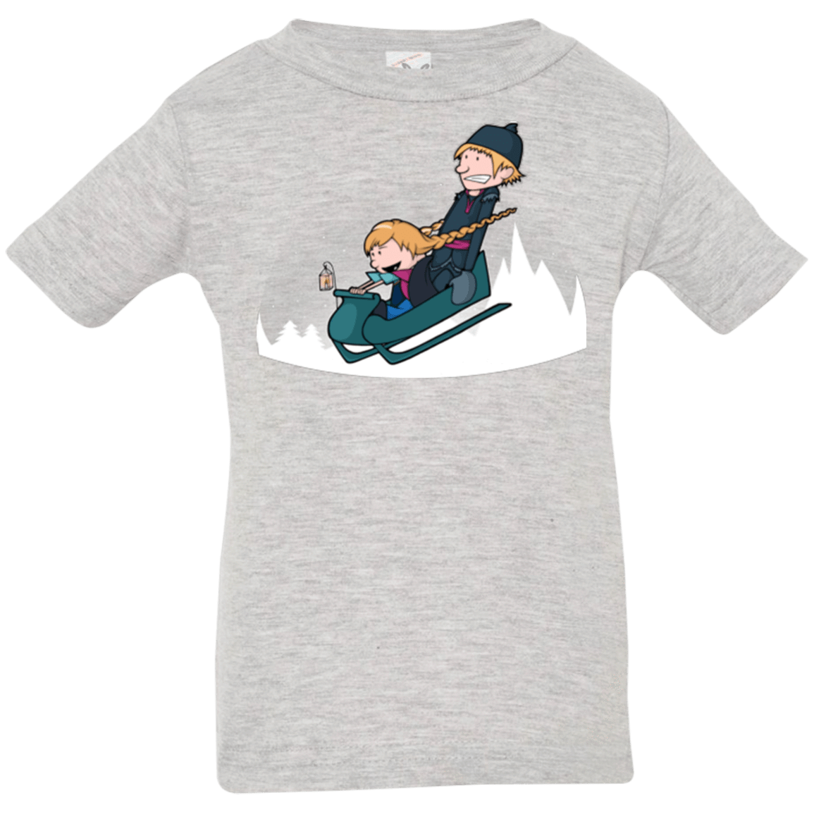 T-Shirts Heather / 6 Months A Snowy Ride Infant Premium T-Shirt