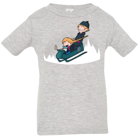 T-Shirts Heather / 6 Months A Snowy Ride Infant Premium T-Shirt