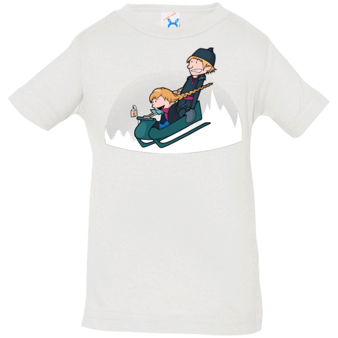 T-Shirts White / 6 Months A Snowy Ride Infant Premium T-Shirt