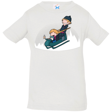 T-Shirts White / 6 Months A Snowy Ride Infant Premium T-Shirt