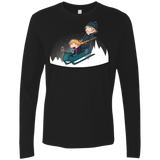 T-Shirts Black / Small A Snowy Ride Men's Premium Long Sleeve