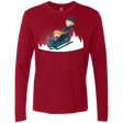 T-Shirts Cardinal / Small A Snowy Ride Men's Premium Long Sleeve