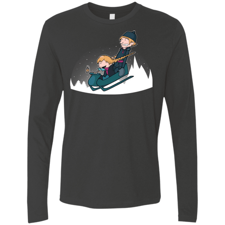T-Shirts Heavy Metal / Small A Snowy Ride Men's Premium Long Sleeve