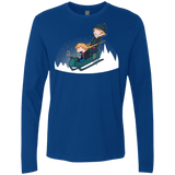 T-Shirts Royal / Small A Snowy Ride Men's Premium Long Sleeve