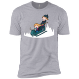T-Shirts Heather Grey / X-Small A Snowy Ride Men's Premium T-Shirt