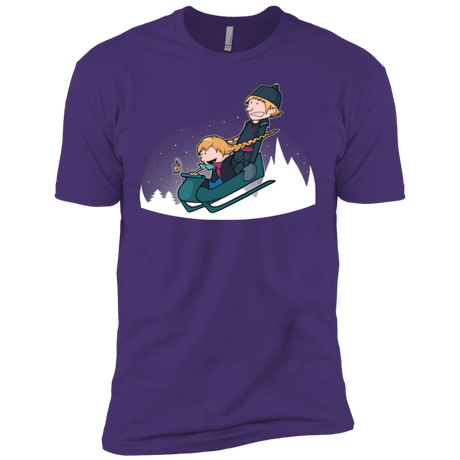 T-Shirts Purple / X-Small A Snowy Ride Men's Premium T-Shirt