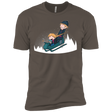 T-Shirts Warm Grey / X-Small A Snowy Ride Men's Premium T-Shirt