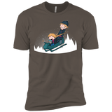 T-Shirts Warm Grey / X-Small A Snowy Ride Men's Premium T-Shirt