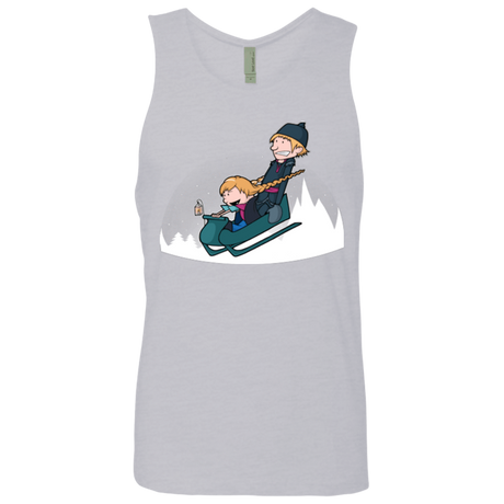 T-Shirts Heather Grey / Small A Snowy Ride Men's Premium Tank Top