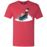 T-Shirts Vintage Red / Small A Snowy Ride Men's Triblend T-Shirt