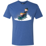 T-Shirts Vintage Royal / Small A Snowy Ride Men's Triblend T-Shirt