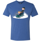 T-Shirts Vintage Royal / Small A Snowy Ride Men's Triblend T-Shirt