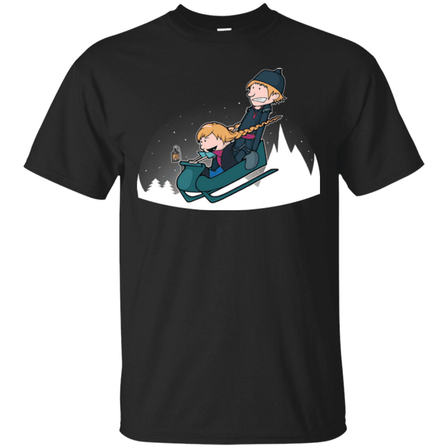 T-Shirts Black / Small A Snowy Ride T-Shirt