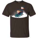 T-Shirts Dark Chocolate / Small A Snowy Ride T-Shirt